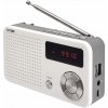 Sieťovo-batériové FM rádio Emos EM-213
