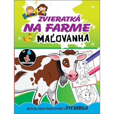 Maľovanka so hračkami Zvieratká na farme