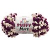 Alize - Jemná priadza na pletenie Alize Puffy More Purpurovo fialová-Béžová 6537