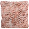 Collectione Ružovo biely vankúš s výplňou Floriano pink 45x45
