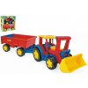 Traktor Gigant nakladač s vlečkou plast 102 cm Wader v krabici