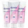 Durex Naturals Sensitive 2+1 lubrikačný gél výhodné balenie 3x100 ml