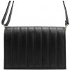 prešívaná kožená crossbody kabelka L31179 Čierna