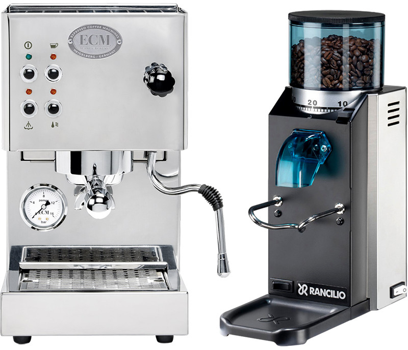 Set ECM Casa V + Rancilio Rocky Doserless