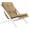 Karup deckchair BOOGIE - lehátko (skladacie) 65x88x75 cm wheat beige white (lak)