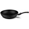 BERLINGERHAUS Panvica WOK s mramorovým povrchom 30 cm Black Rose Collection BH-6178