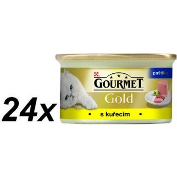 Gourmet Gold paštika s kuřetem 24 x 85 g