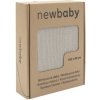 New Baby Bambusová pletená deka light grey