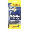 GILLETTE JEDNORAZOVÝ STROJČEK BLUE 3 SMOOTH 6KS