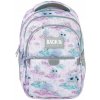 Školský batoh BackUP Dreamy pre dievča mačka mačička pastelový P01