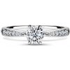 Minerva Side Stones | Zásnubný prsteň so stredovým kameňom 0.500 ct, biele zlato, s diamantmi 63