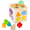 Small Foot Dúhová vkladacia motorická kocka