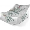 Sablio Sedací vak Lounge Zimní kytice - 120 x 100 x 80 cm