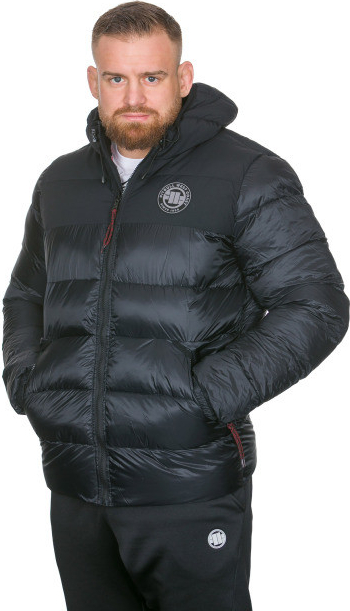 Pitbull West Coast pánská zimní bunda GREYFOX černá