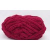 BeCozi Chunky Chenille Yarn Farba: Burgundy