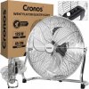 Podlahový ventilátor Cronos PODLAHOVÝ VENTILÁTOR TICHÝ 120W CHRÓMOVÝ strieborný/sivý