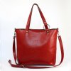 Ammyla Kožená kabelka Bela (červená)
