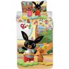 Jerry Fabrics obliečky Zajačik Bing a Flop v Herni 100x135 cm 40x60 cm