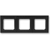 ABB, s.r.o. Levit - 3901H-A05030 63 - Rámček trojnásobný - onyx/dymová čierna