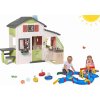 Set domček Priateľov a vodná dráha so žeriavom Friends House Life Smoby rozšíriteľný s kuchynkou a elektronickým zvončekom a 3 plachetnicami