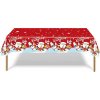 Vianočný obrus s vianočnými motívmi - Červená HR36897