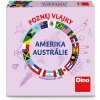 Dino Cestovná hra Poznaj vlajky - Amerika a Austrália