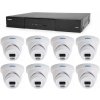 AVTECH Kamerový set - 1× NVR AVH2109AX, 8× 5MPX IP Dome kamera DGM5206SVAT, 8× kábel UTP (KSIP31)