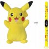 SUPER Sada Pokémon PIKACHU PLYŠOVÁ HRAČKA PLYŠÁK veľký 35CM + digitálna HODINKA