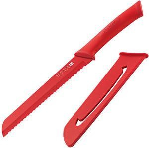 SCANPAN Nôž na chleba červený 18cm