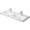 Dvojité umývadlo DURAVIT sanitárna keramika biela 130 x 48 2338130000