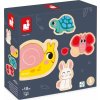 JANOD Drevené obrysové puzzle Záhrada 4v1 (2,3,4,5 dielikov)