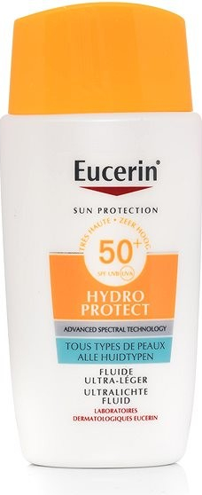 Eucerin Sun Protection opaľovací fluid Hydro Protect Ultra-Light Fluid SPF50+ 50 ml