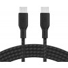 Belkin USB-C na USB-C kabel 100W, 2m, černý - odolný