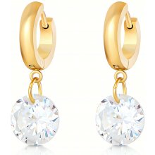 Glanzio Náušnice Crystal Drop 88235