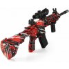 Sunny Blaster M416, pištoľ na vodné gélové pelety s príslušenstvom, červená M416red