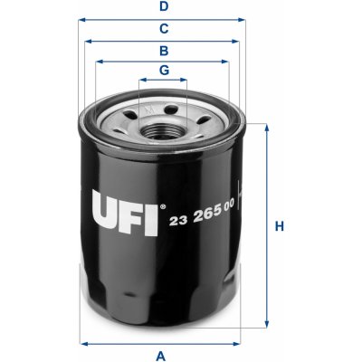 UFI Olejový filter 2326500