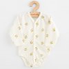 Dojčenské celorozopínacie body s dlhým rukávom z organickej bavlny New Baby Olivy 62 (3-6m)