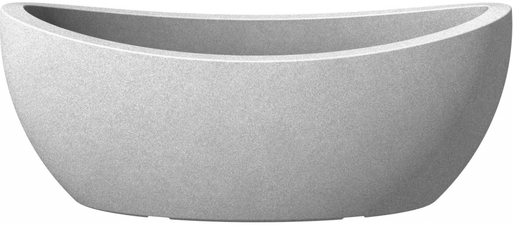 Scheurich Žardiniera Wave Globe 58 cm x 24 cm Stony Grey