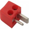Reproduktorová skrutková spojka červená