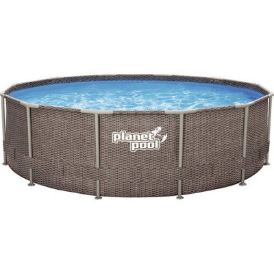 Bazén s rámovou konštrukciou Planet Pool FRAME RATAN 366 x 132 cm