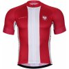 BONAVELO Cyklistický dres s krátkym rukávom - POLAND II. - biela/červená XL