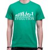 Fajntričko RM Tričko Evolúcia-Svadba , Farba zelená, Strih/ Variant Pánsky/UNISEX