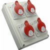 Rozvodnica 4x16A/400V/5P neistená IP44 - ROS 1601 (SEZ DK)