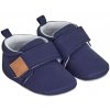Detské papučky (capáčky) z plátna modrej Sterntaler Veľkosť: 17/18