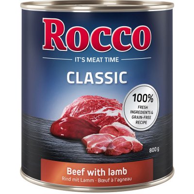 Rocco Classic 6 x 800 g - hovädzie s jahňacím mäsom