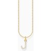 Thomas Sabo KE2249-414-14-L45V Gold-plated necklace letter J