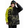 Detská SNB & SKI bunda Meatfly Bangito čierna/limetková 146