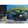 Samolepiaca vliesová fototapeta 3D mapa Európy 375 x 250 cm