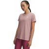 Dámske funkčné tričko s krátkym rukávom Under Armour TECH RIB SSC W ružové 1389852-673 - XL