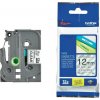 Páska Brother TZE-S131, 12mm, průsvitná/černá, adhezivní, laminovaná, délka 8m TZES131
